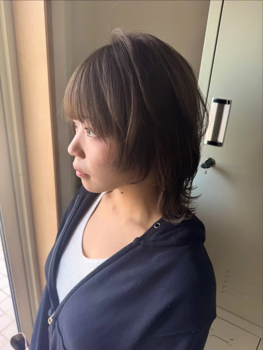 ショート ボブレイヤー ボブ 韓国風ヘア レイヤーカット ショートヘア カット トリートメント ✨髪質改善美髪矯正✨ ボブ/韓国レイヤー✨のヘアスタイル