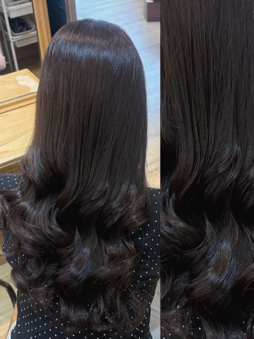 ロング カラー 大人艶髪&Wカラー ✨髪質改善のアユカのヘアスタイル