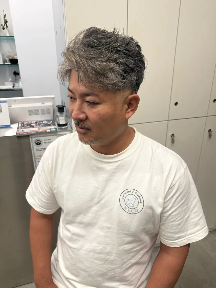 ショート メンズ カット ヘッドスパ SLOW🫧 ルナ🫧のヘアスタイル