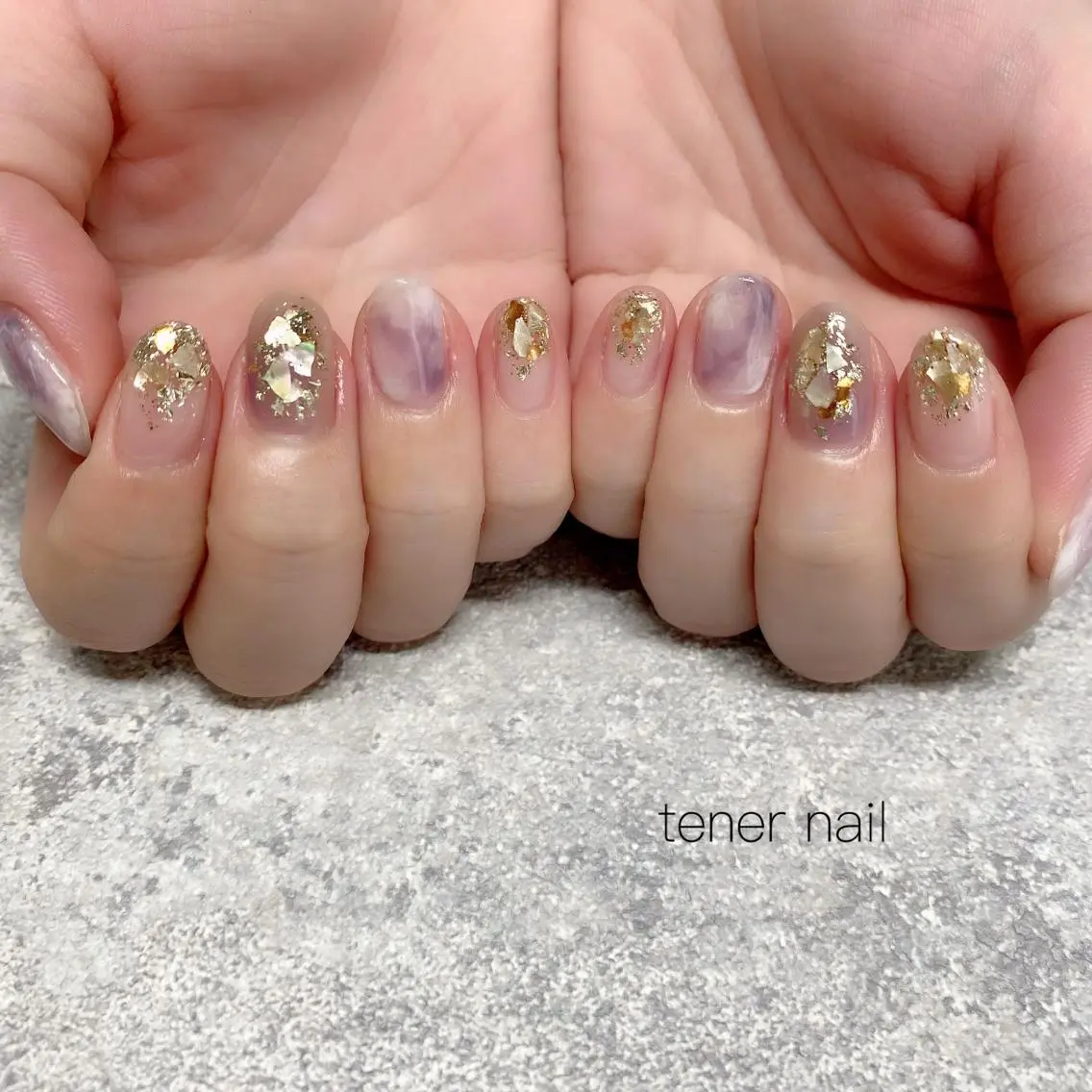 ネイル アートネイル ニュアンスネイル テネルネイル tener nailのネイルデザイン