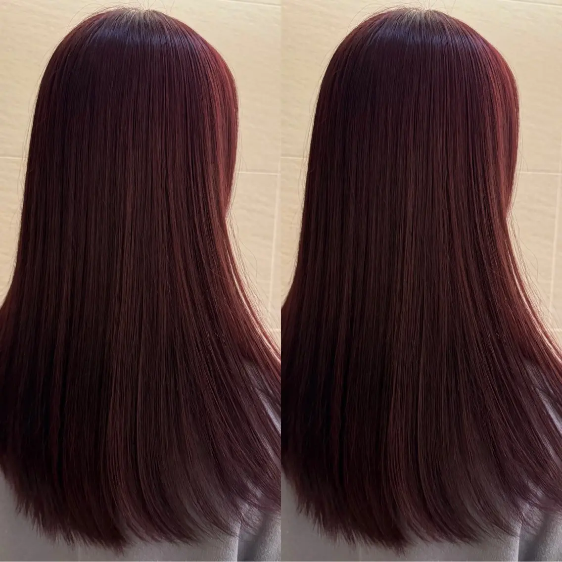 セミロング 髪質改善 縮毛矯正 酸性ストレート 縮毛矯正 酸性ストレート/ ちさとのヘアスタイル