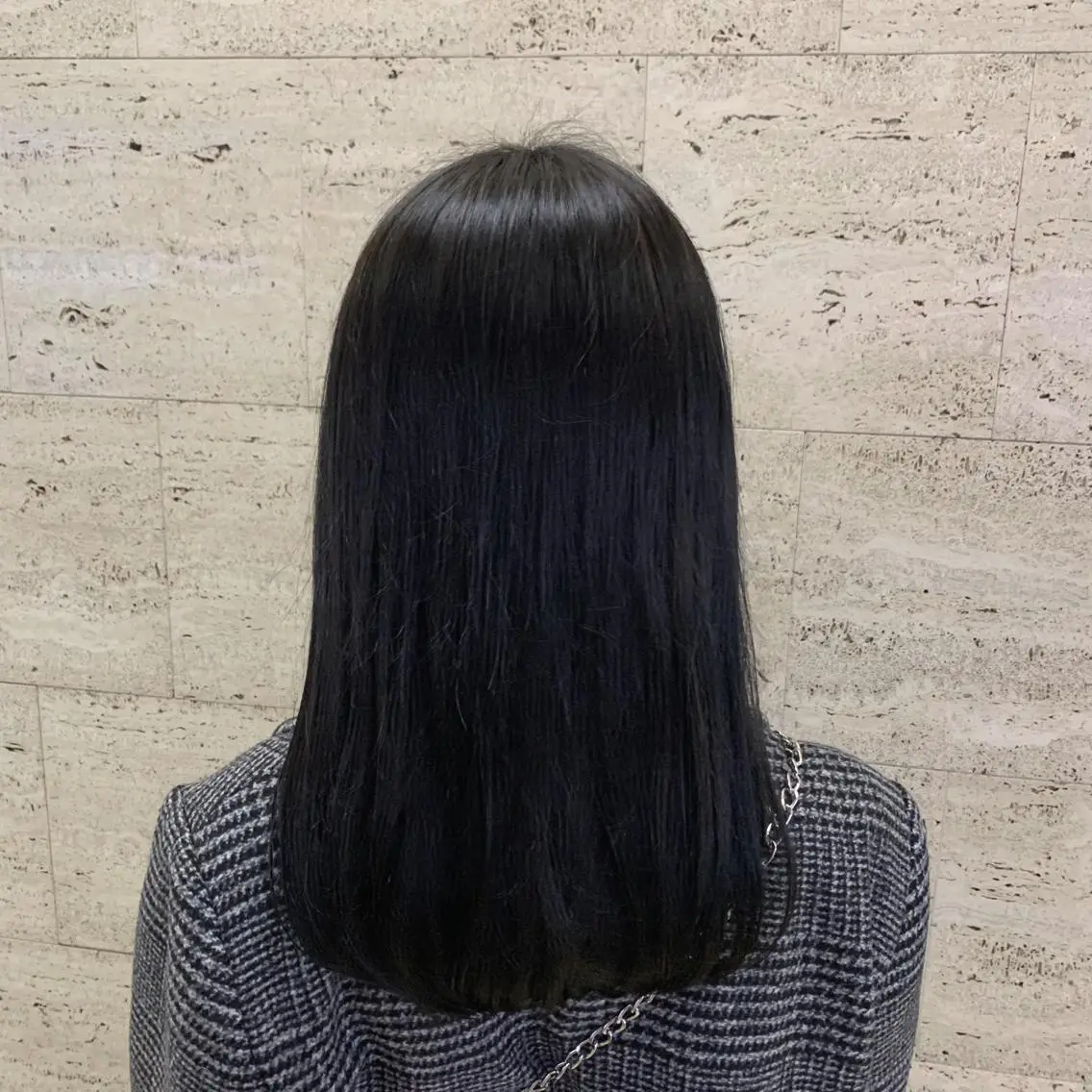 セミロング カラー 縮毛矯正 トリートメント ALLEN hair /まなのヘアスタイル