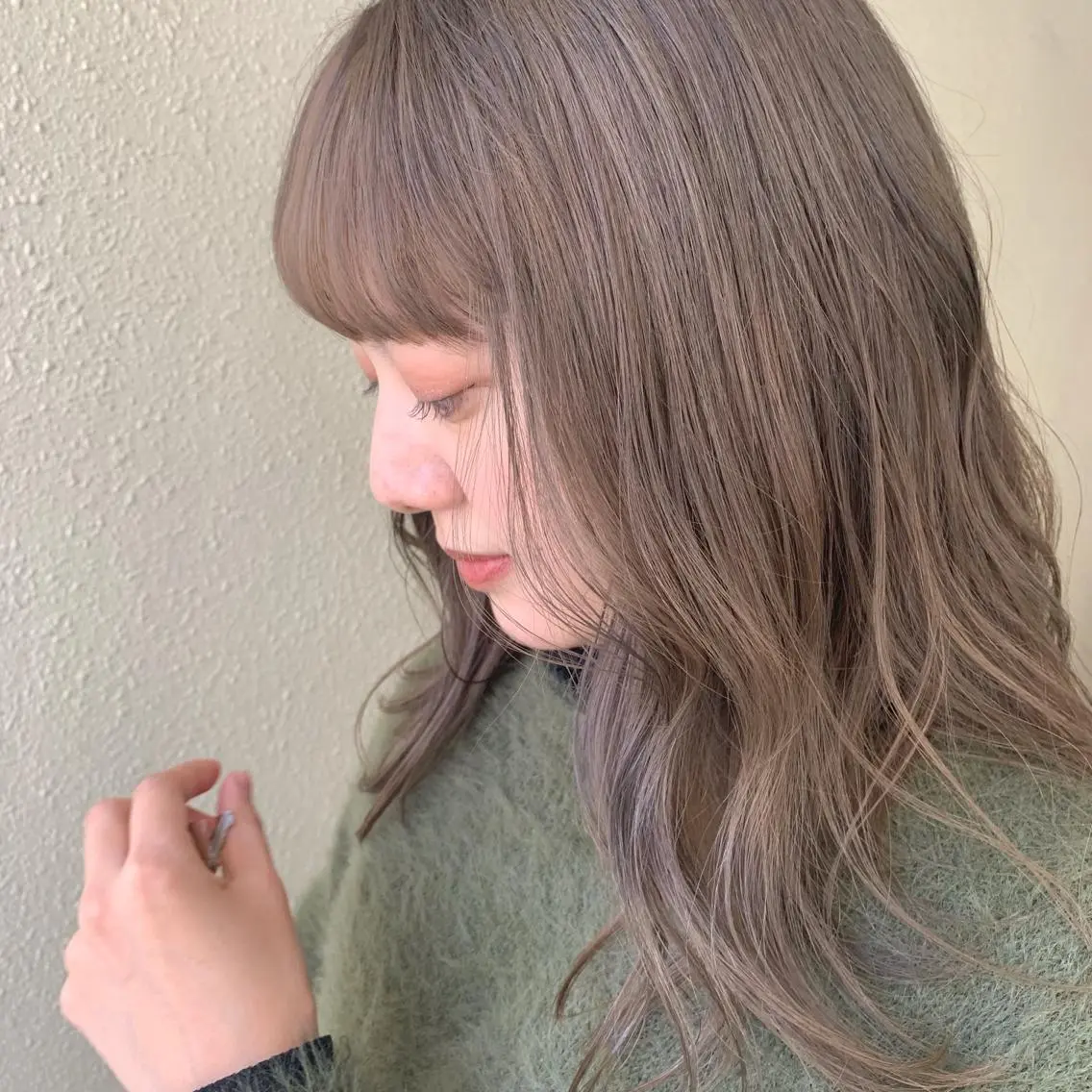 ロング kiyono ⭐︎ダブルカラーのヘアスタイル