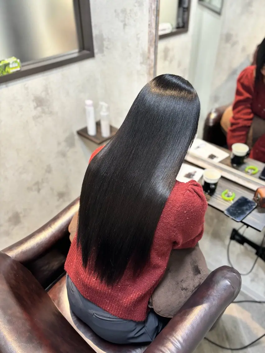 ロング 縮毛矯正 髪質改善🎀カノンのヘアスタイル