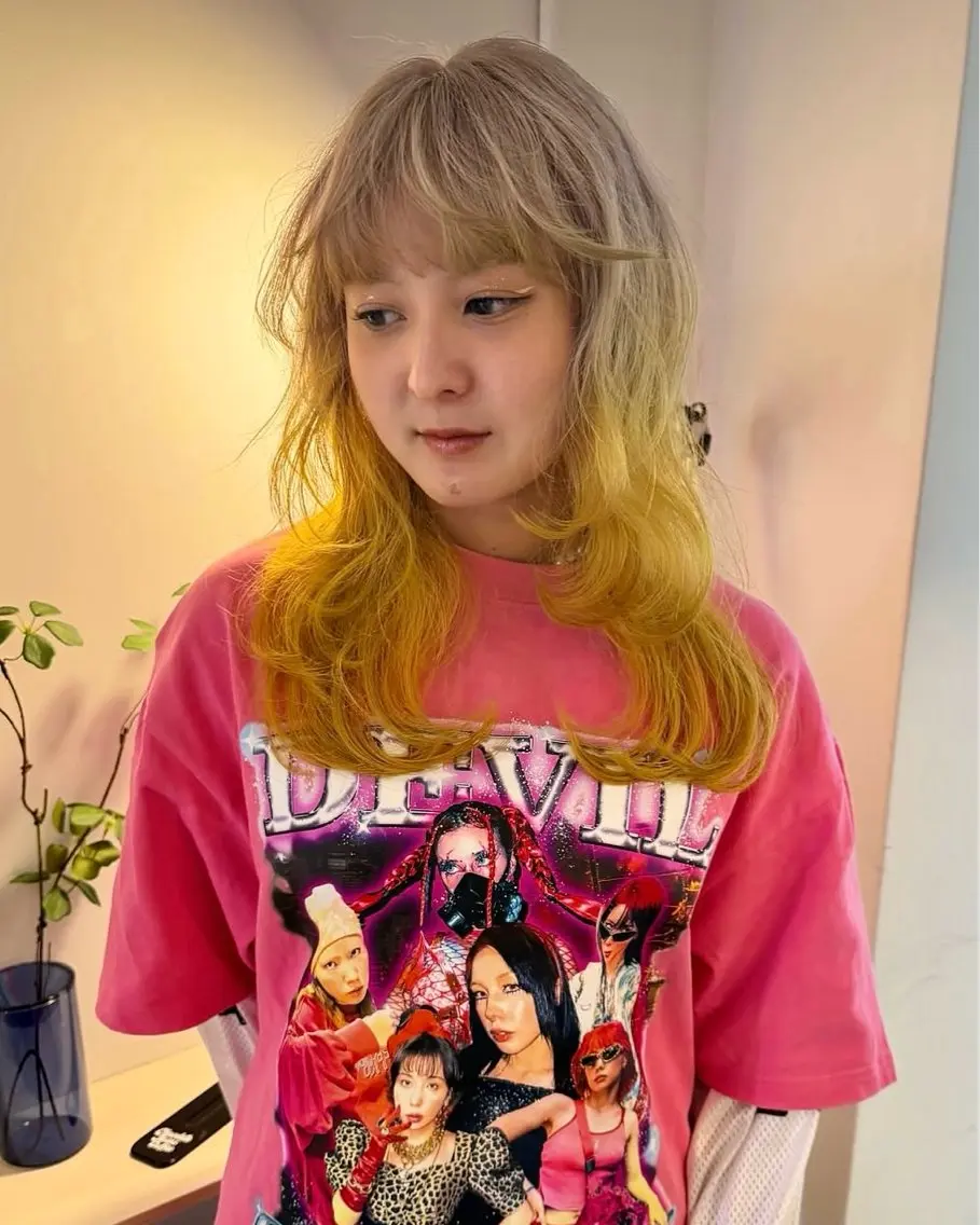 ロング カラー ヘアカラー ナナ 福岡美容室のヘアスタイル