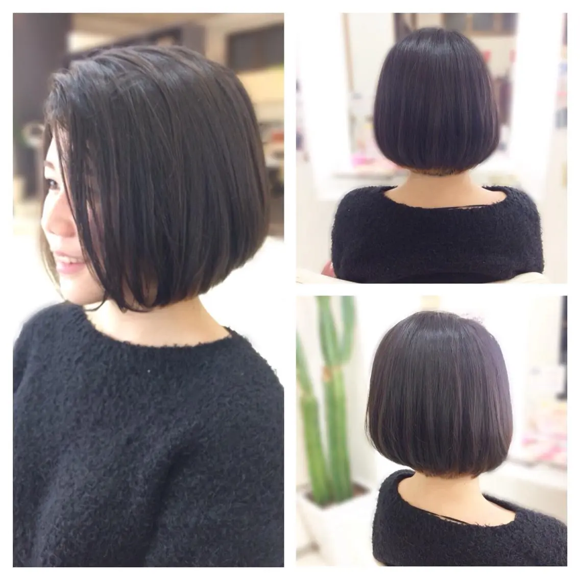 ショート 前下がりボブ ボブ いけだ ゆうのヘアスタイル