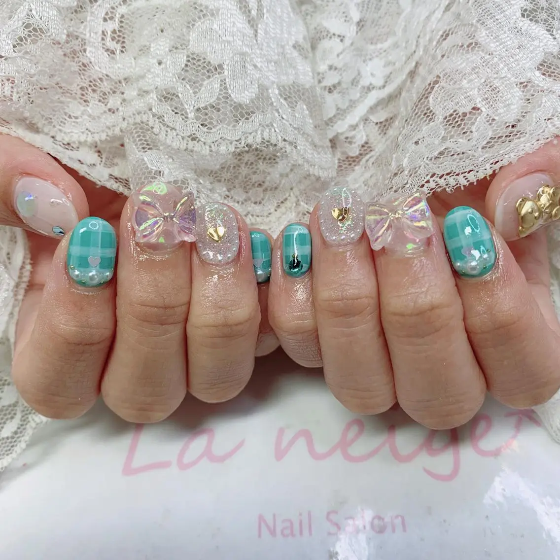 ネイル ハンドネイル La neige* yuki 🐩🌙のネイルデザイン