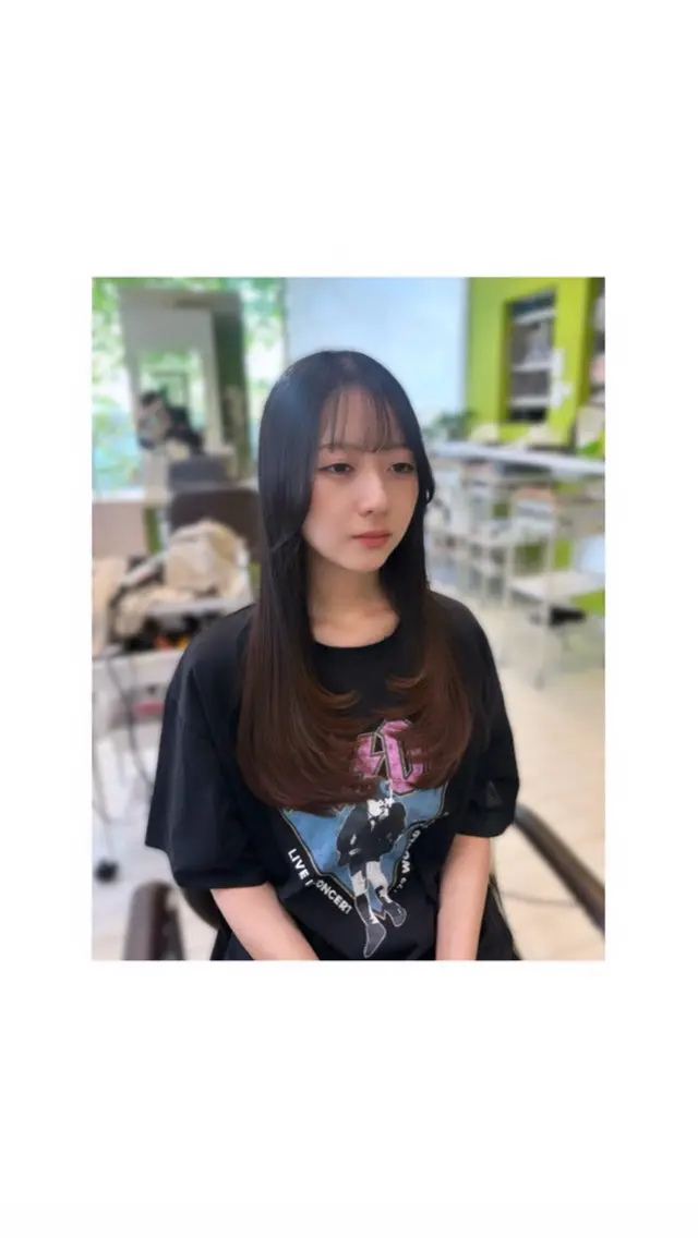 ロング ロングレイヤー レイヤーカット ロング 寺下 佳世乃のヘアスタイル