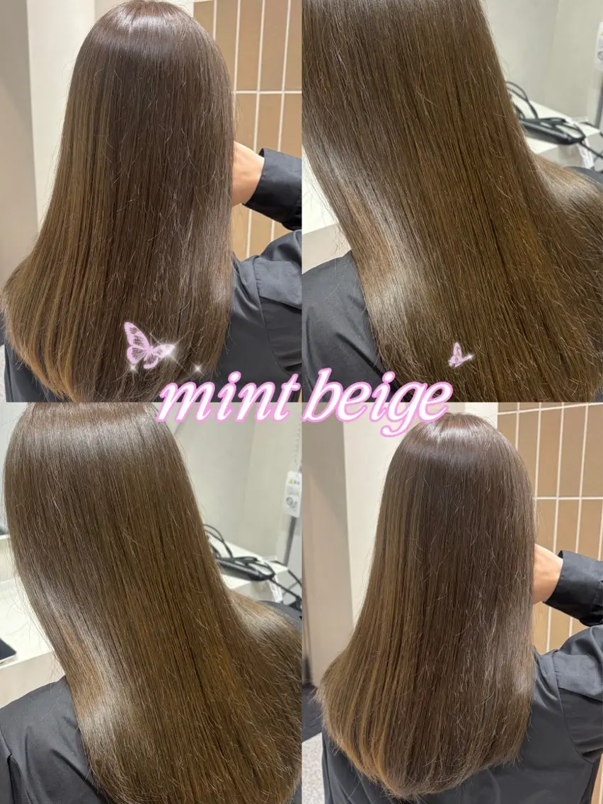 ロング カラー ヘアアレンジ カット ヘアカラー トリートメント 韓国風/艶カラー/ 新宿/山本史奈🎀のヘアスタイル