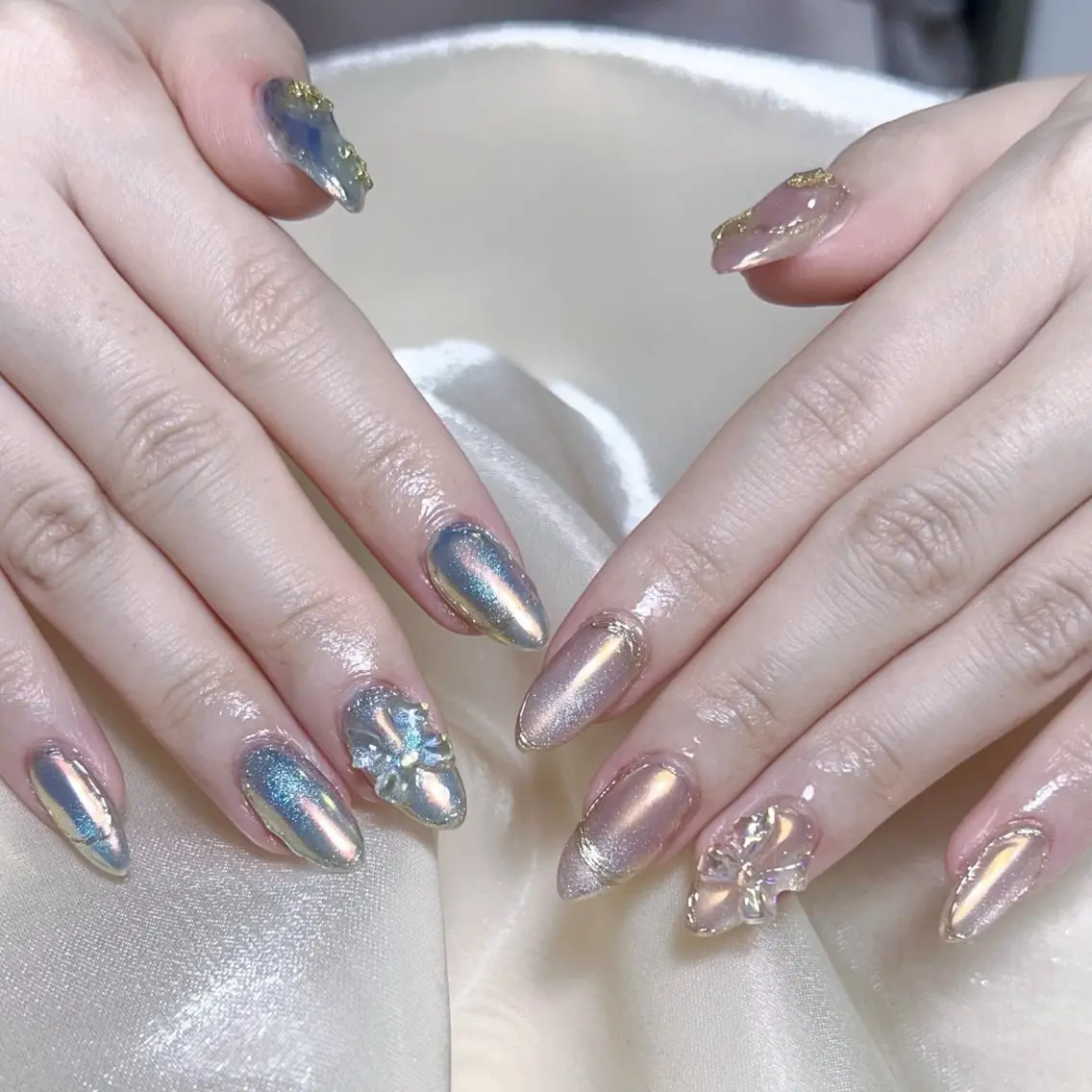 メンズ ネイル 持ち込み ハンドネイル NAILサロン 木にいるのネイルデザイン