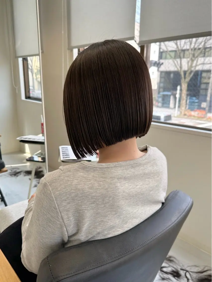 ミディアム jiji /北四番丁 押切瑠奈のヘアスタイル