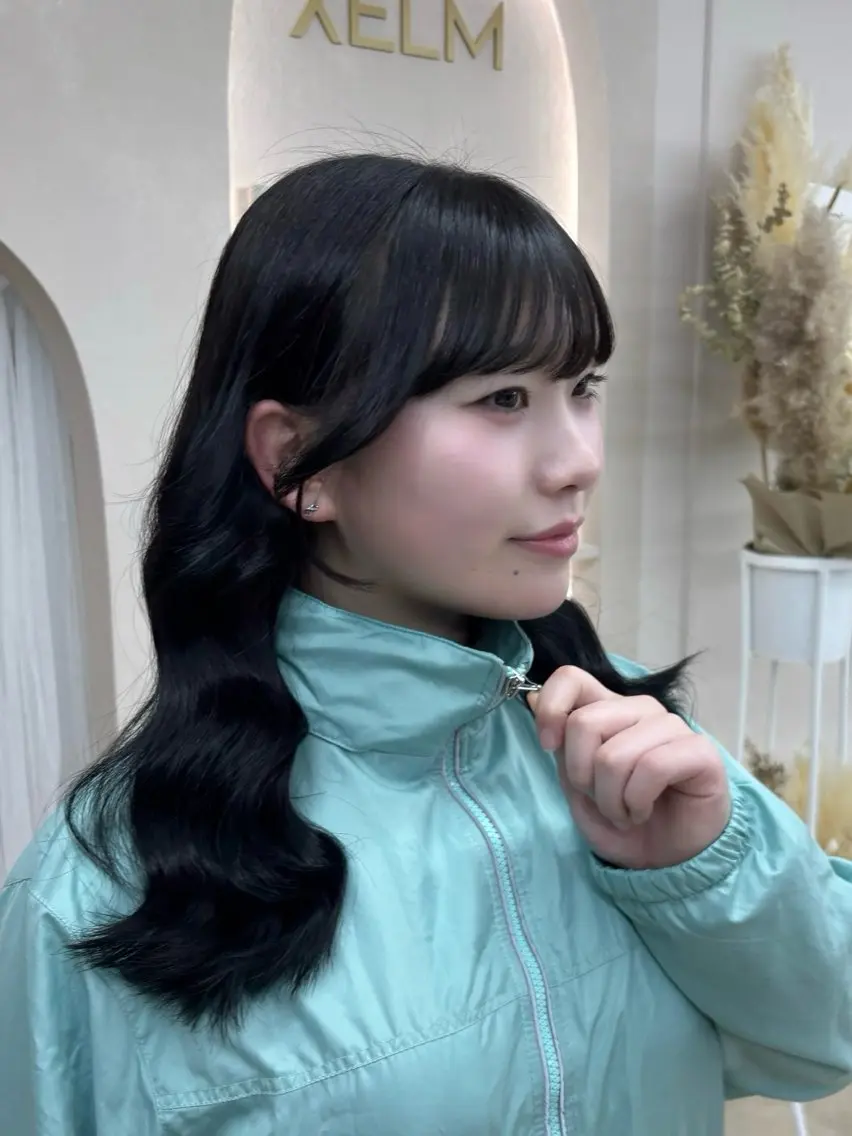 セミロング カラー ヘアカラー トリートメント XELM高崎 nearaのヘアスタイル