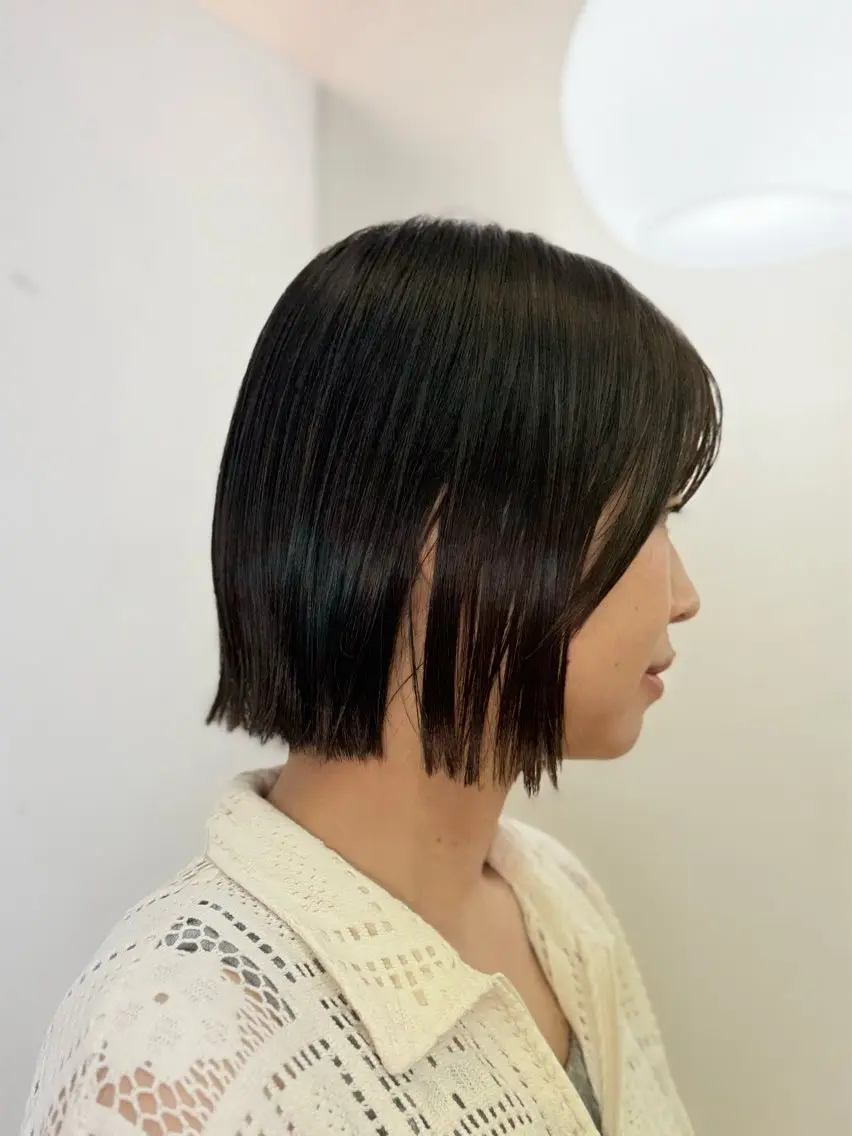 ショート ボブレイヤー ボブ レイヤーカット 冨田 豊のヘアスタイル