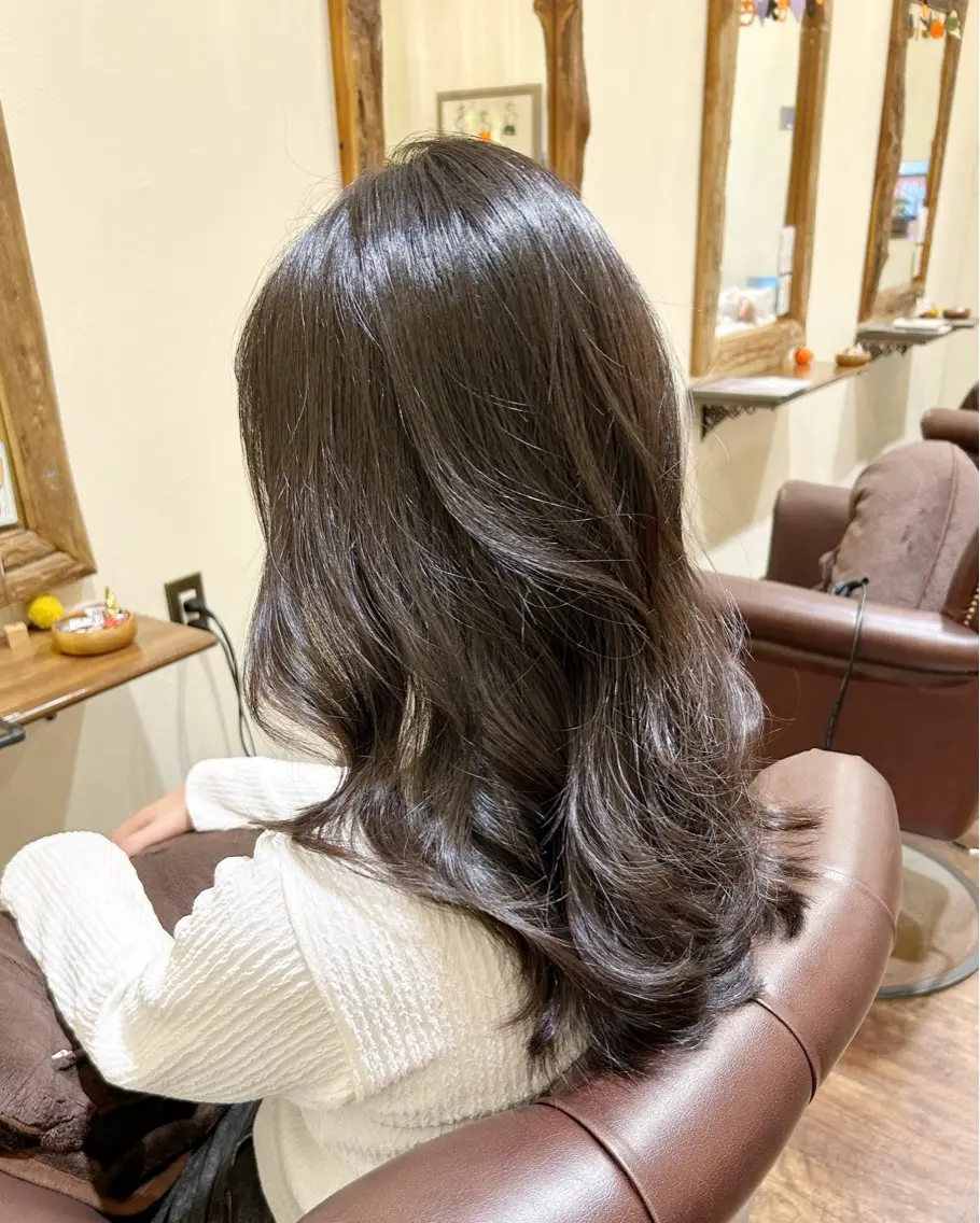 ロング 髪質改善 カット ヘアカラー 征矢 錦糸町髪質改善のヘアスタイル