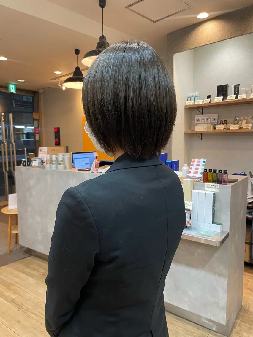 ショート カラー オリーブカラー 髪質改善/Bloss om🌷高橋沙衣のヘアスタイル