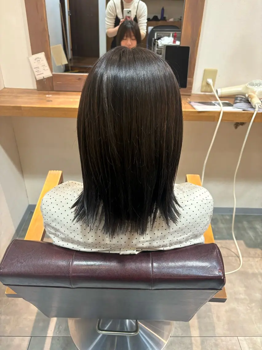 ミディアム モデル様募集中⭐️ AYUNAのヘアスタイル
