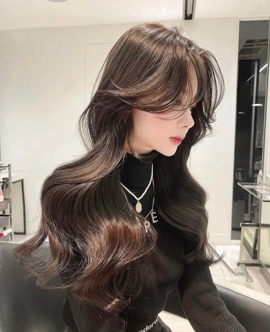 ロング erena/盛れる 韓国レイヤー🖤のヘアスタイル