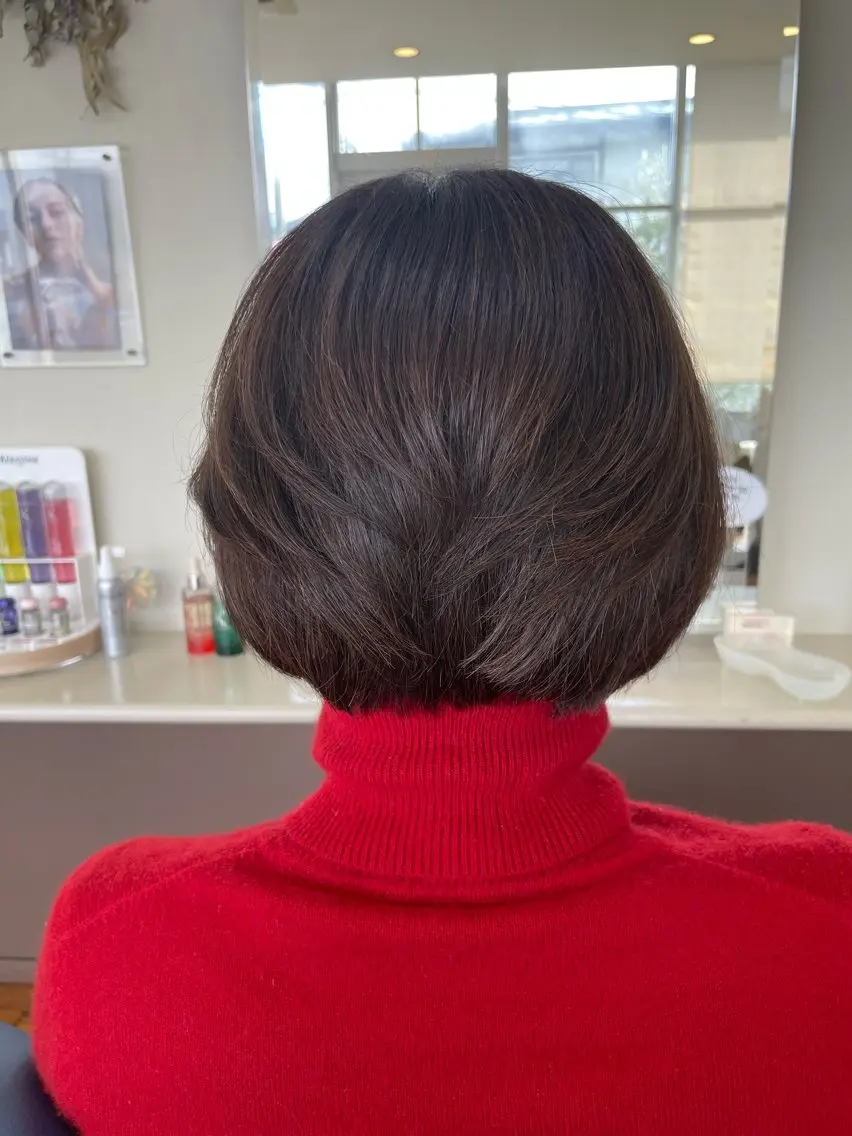 ショート ショートボブ ボブ ショートヘア attrice杉山 綾乃のヘアスタイル