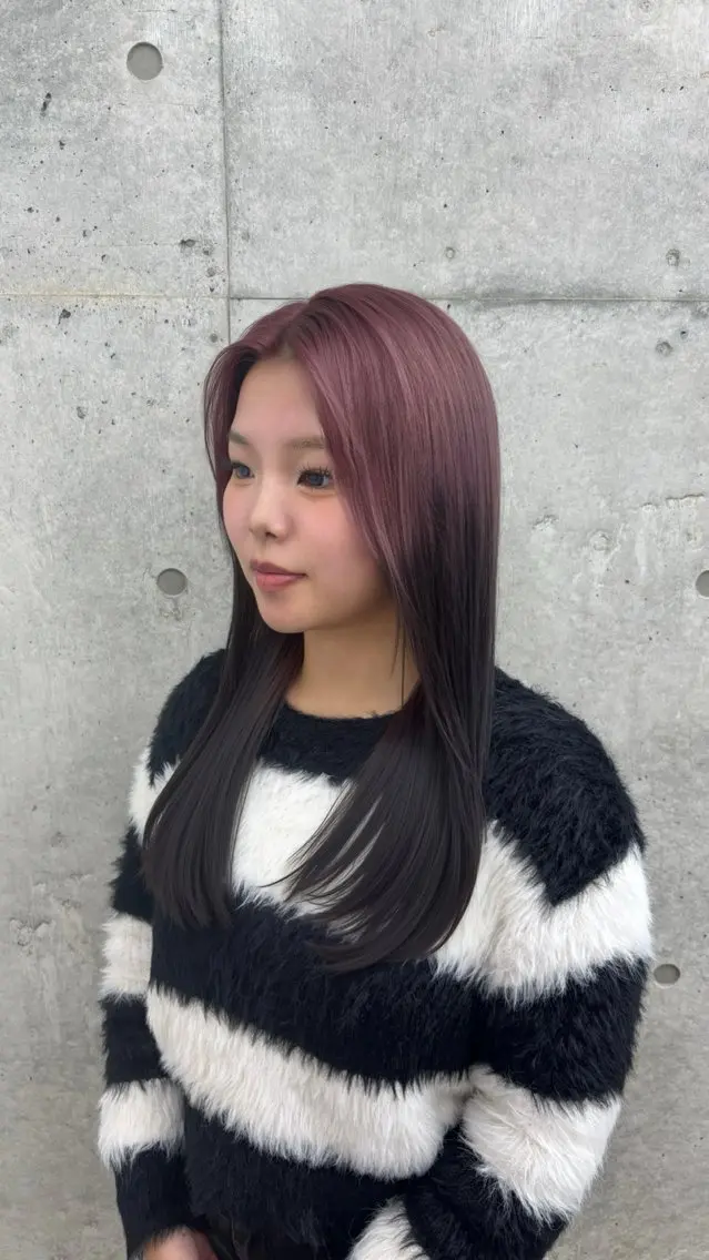 カラー ブリーチ ヘアカラー Ops hair カラー/縮毛矯正のヘアスタイル