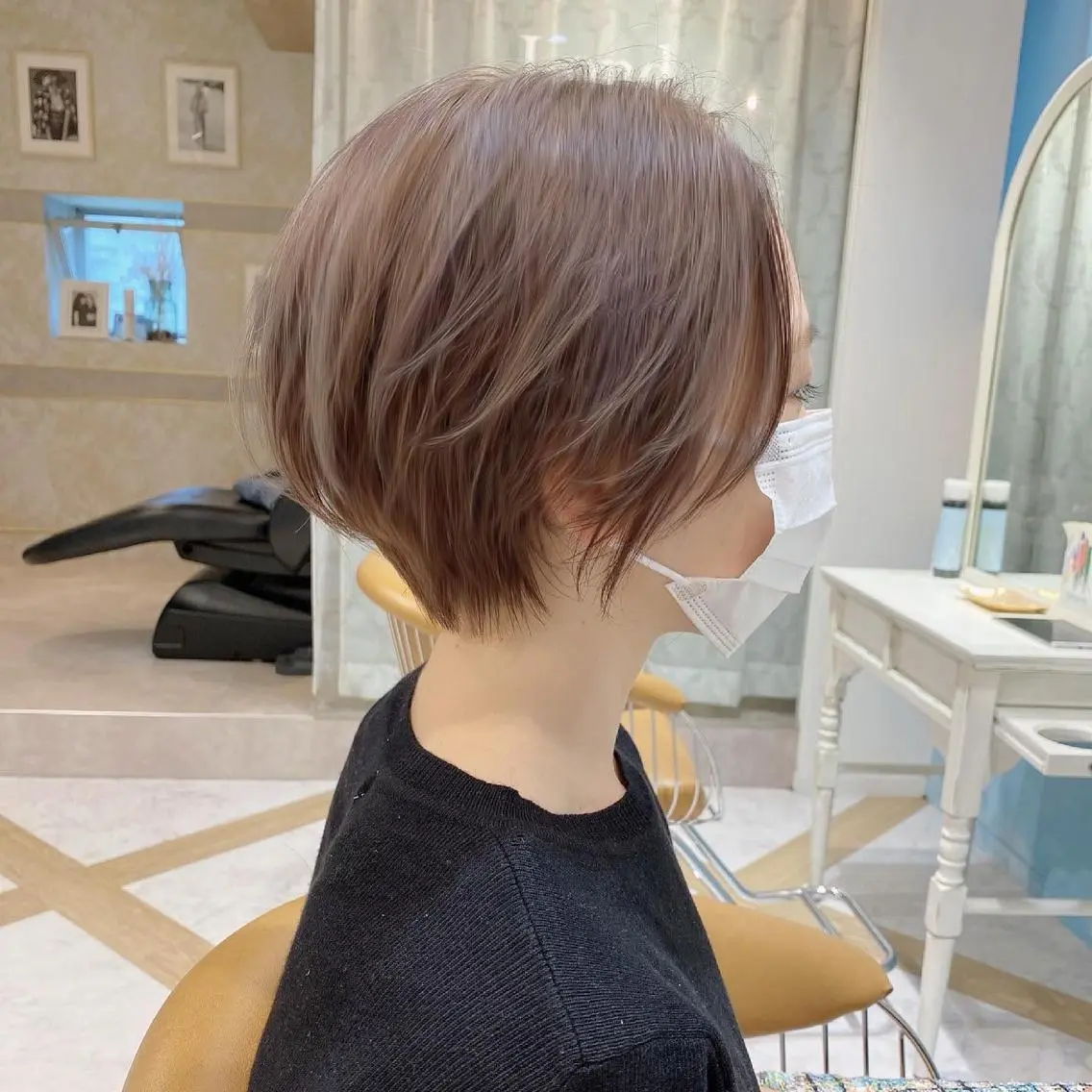 ショート カラー カット ヘアカラー トリートメント 🌟モテ髪ショート 🌟店長 津賀涼のヘアスタイル