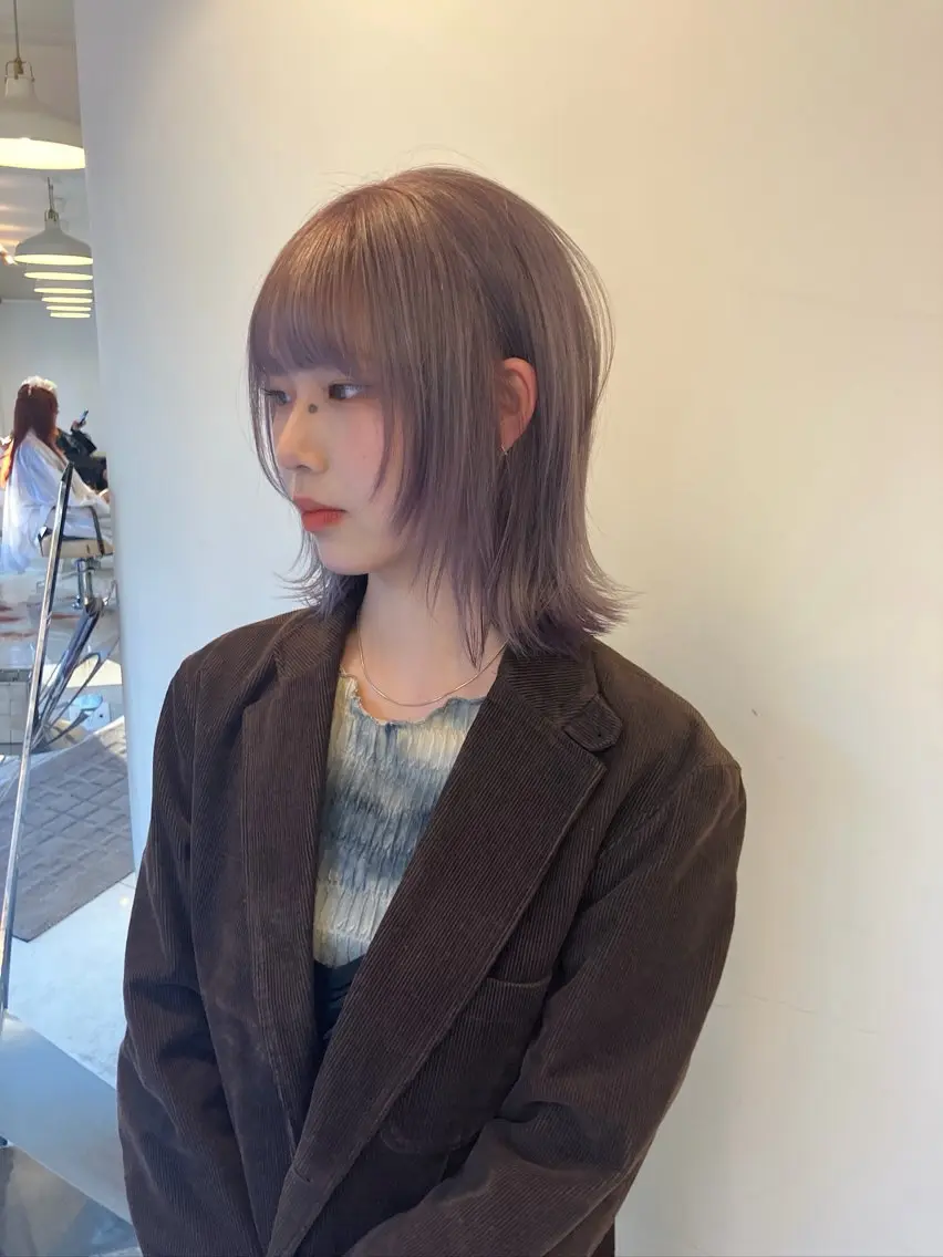 ショート カラー ヘアカラー トリートメント Hanaka🪷 ニュアンス×レイヤーのヘアスタイル