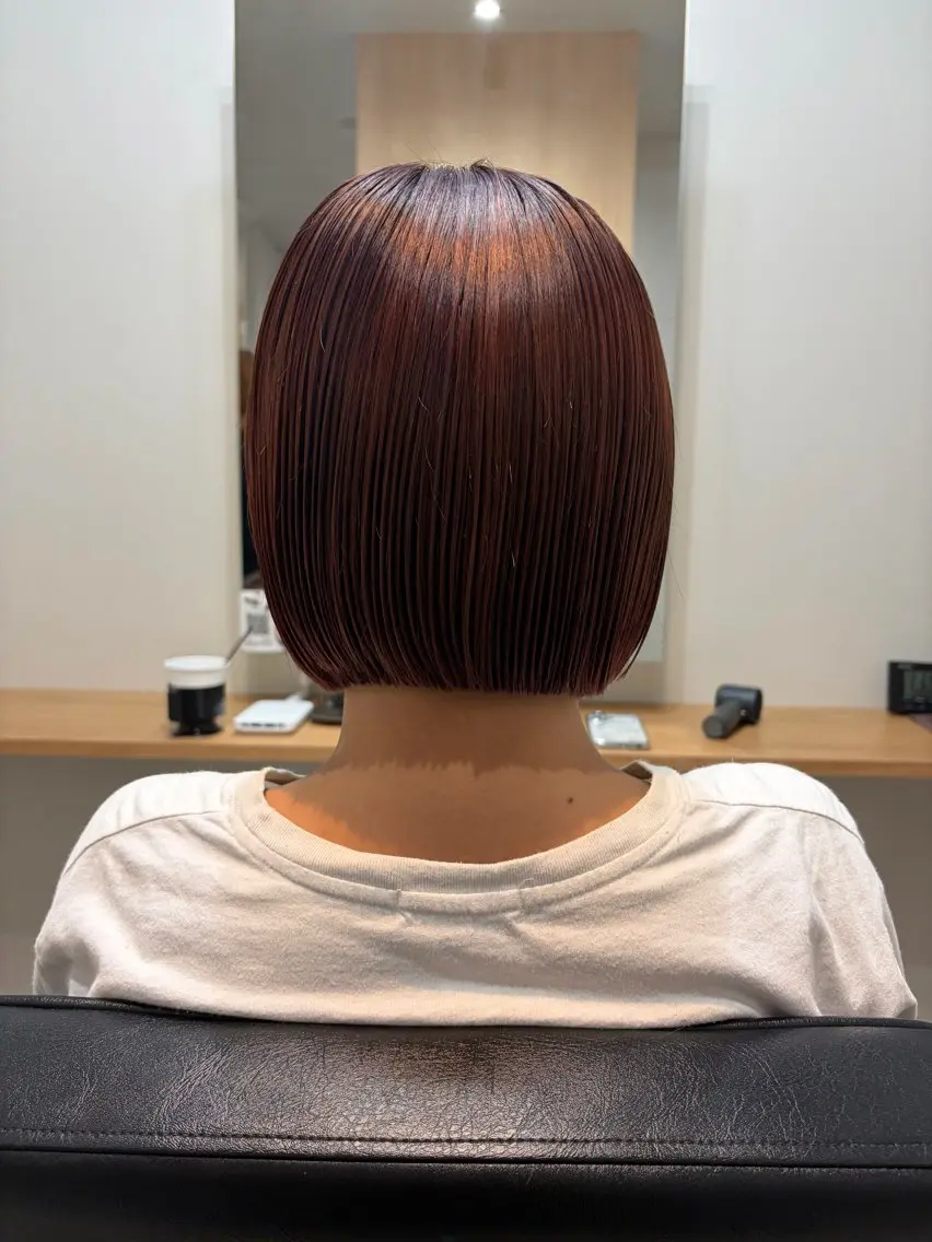 ショート カラー カット ヘアカラー トリートメント china/ボブ /似合わせカラーのヘアスタイル