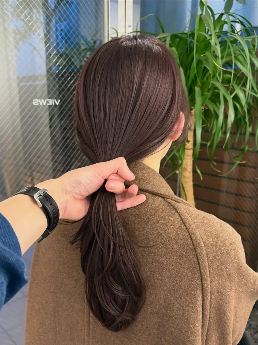 ロング カラー 村田 りょうやのヘアスタイル