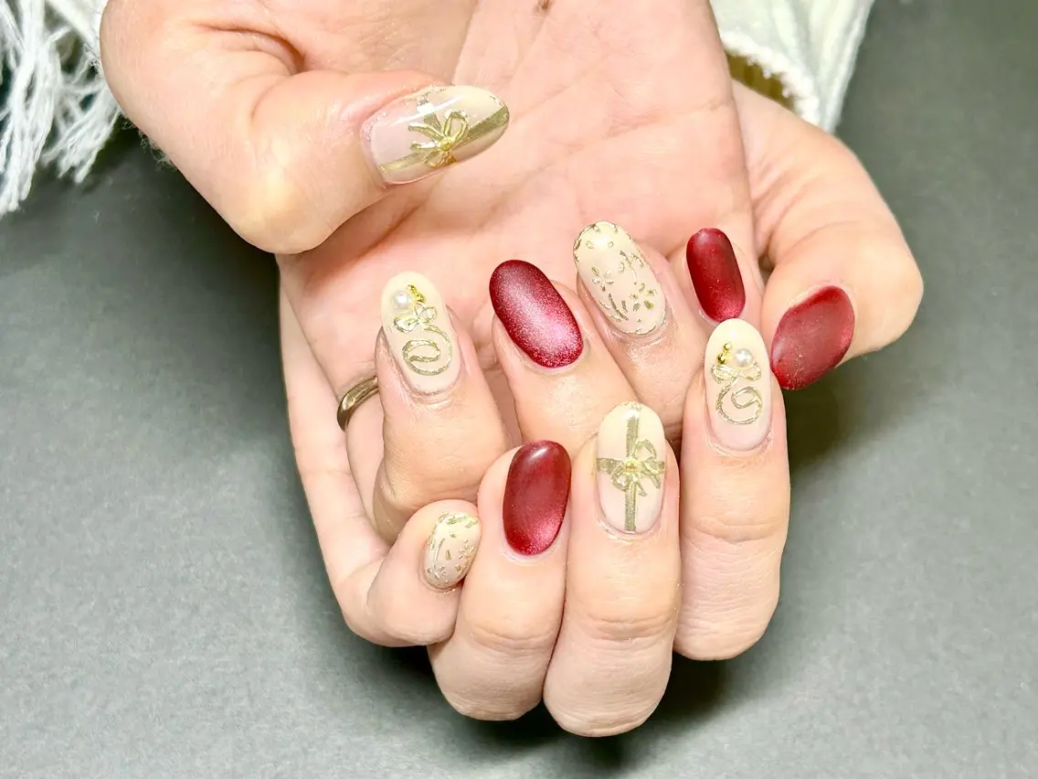ネイル ハンドネイル Mela ミユ🌼.*のネイルデザイン