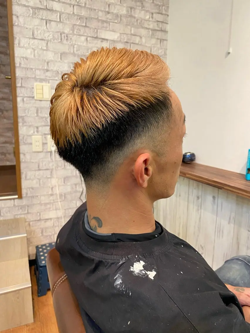 カラー メンズ メンズブリーチ ブリーチ ケアブリーチ ✂️ショート・ ショートボブ特化✂️のヘアスタイル