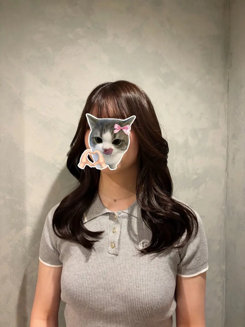 ロング ここな♡ིྀ カラーモデルのヘアスタイル