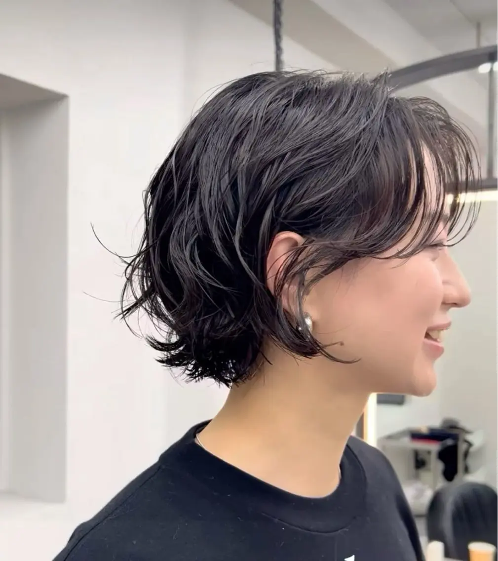 ショート パーマ ショートヘア 亜海 /レディースパーマのヘアスタイル