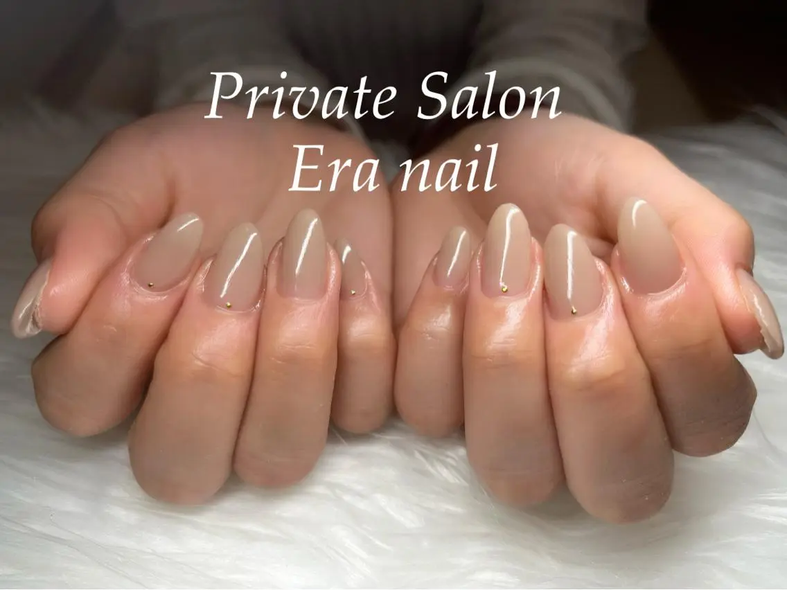 ネイル ワンカラーネイル ハンドネイル Era nailのネイルデザイン
