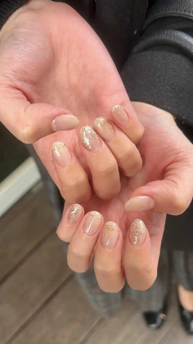 ネイル ニュアンスネイル シンプルネイル SAKU nail 作島茜のネイルデザイン