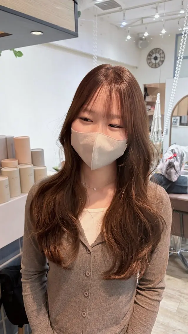ロング カット ヘアカラー 🏹MIYU￤抜け感 ×柔らかカラーのヘアスタイル
