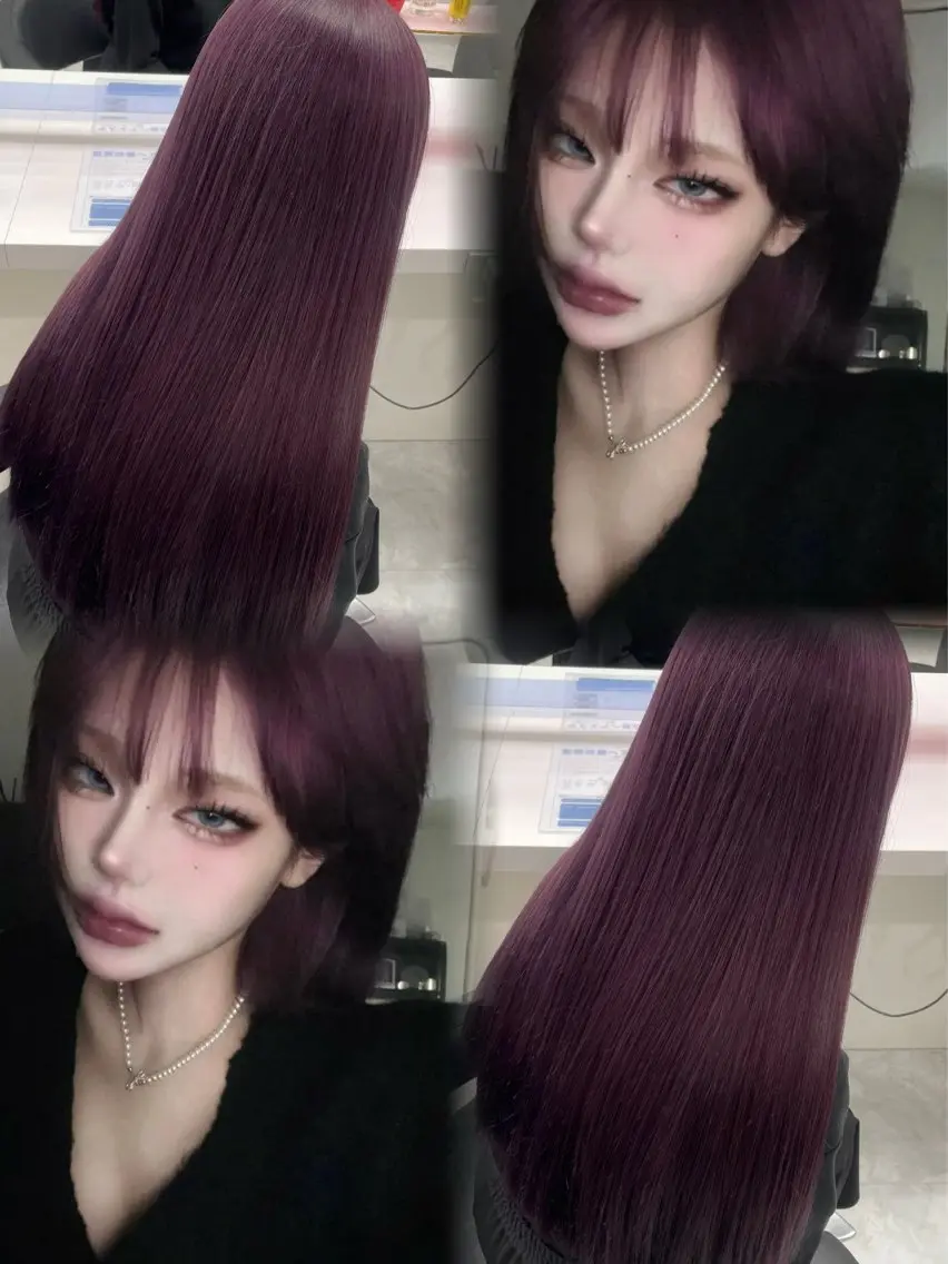 ロング ヘアカラー トリートメント 🥀似合わせカラー× 中韓mix うた🥀のヘアスタイル