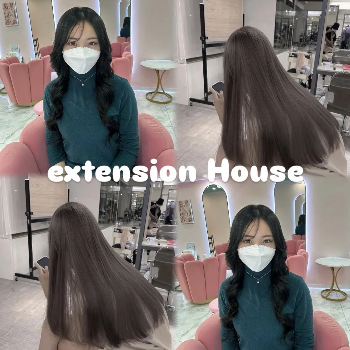 ロング カット エクステ シールエクステの女神 🍑Momo🍑のヘアスタイル