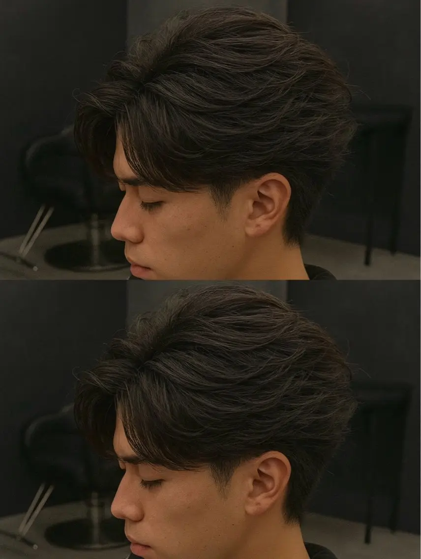 ミディアム パーマ ヘアアレンジ メンズ ミディアムパーマ メンズパーマ メンズツイストパーマ 波巻きパーマ ツイストパーマ メンズフェザーパーマ 💫曲がる縮毛矯正のヘアスタイル