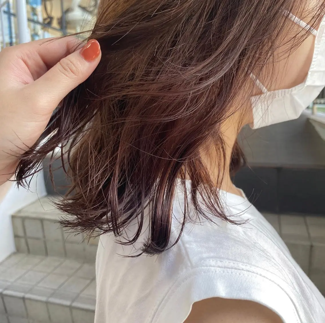 ミディアム カラー ベージュカラー ラベンダーカラー ラベンダーベージュ ピンクカラー ピンクベージュ カット ヘアカラー トリートメント kohana 🎀韓国ヘア🎀🤍のヘアスタイル