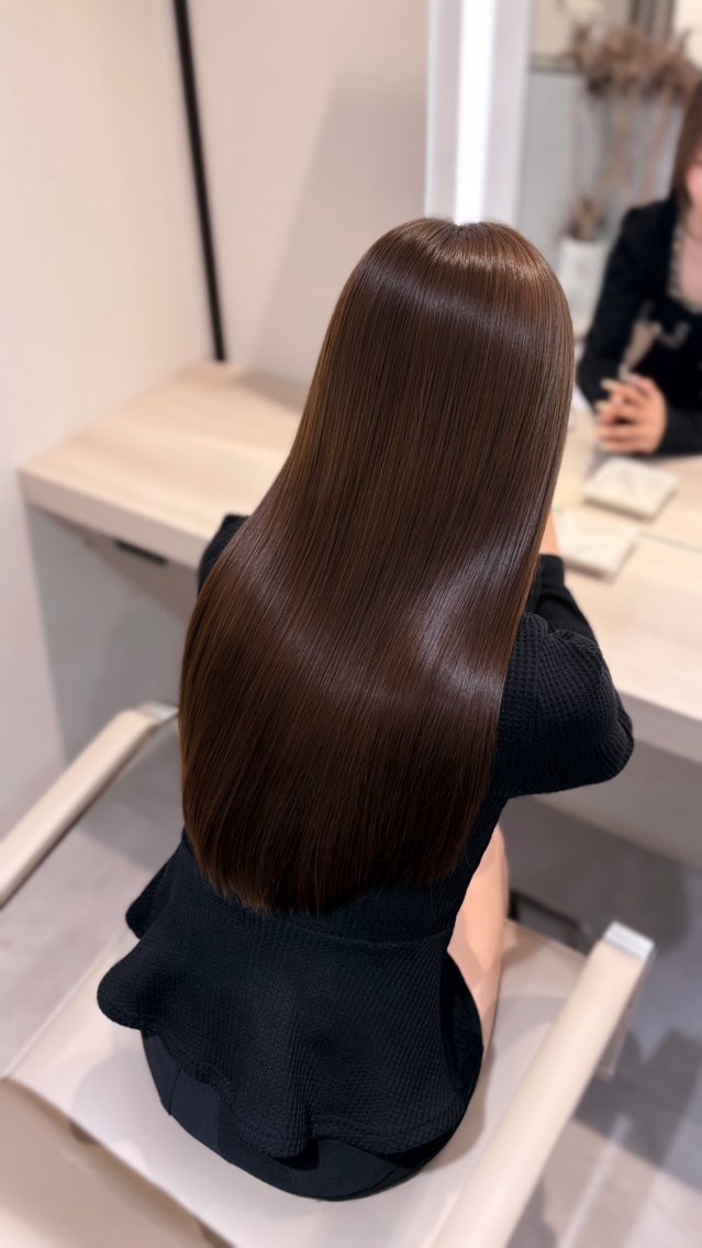 ロング ヘアカラー 山中 萌百花のヘアスタイル