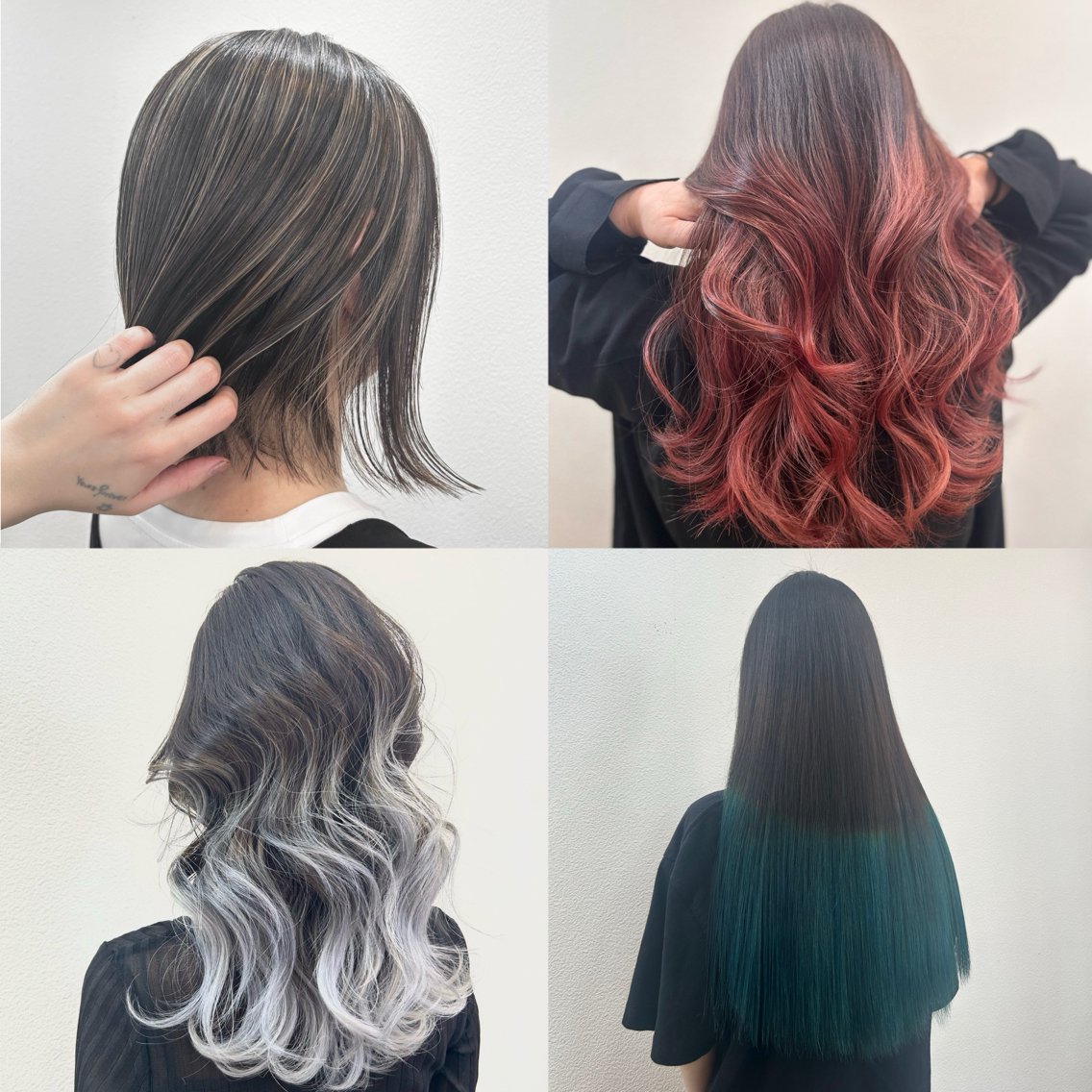 カラー バレイヤージュ グラデーションカラー ハイライトカラー カット ヘアカラー トリートメント Maya🦋 ハイトーン特化のヘアスタイル