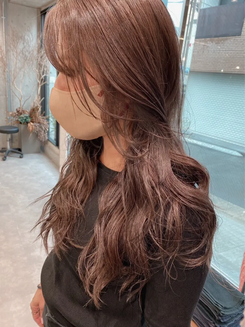 ロング カラー clam. yuu🦩のヘアスタイル