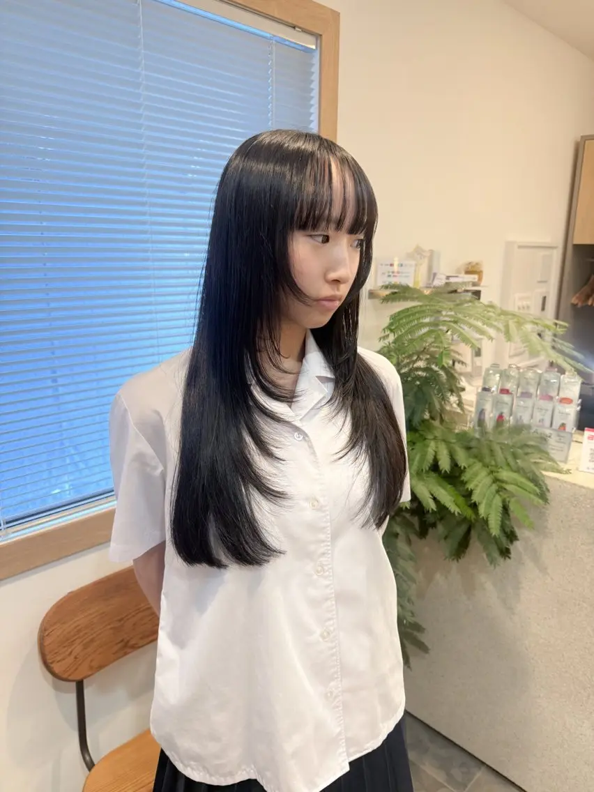 ロング カット 宮原 愛果のヘアスタイル