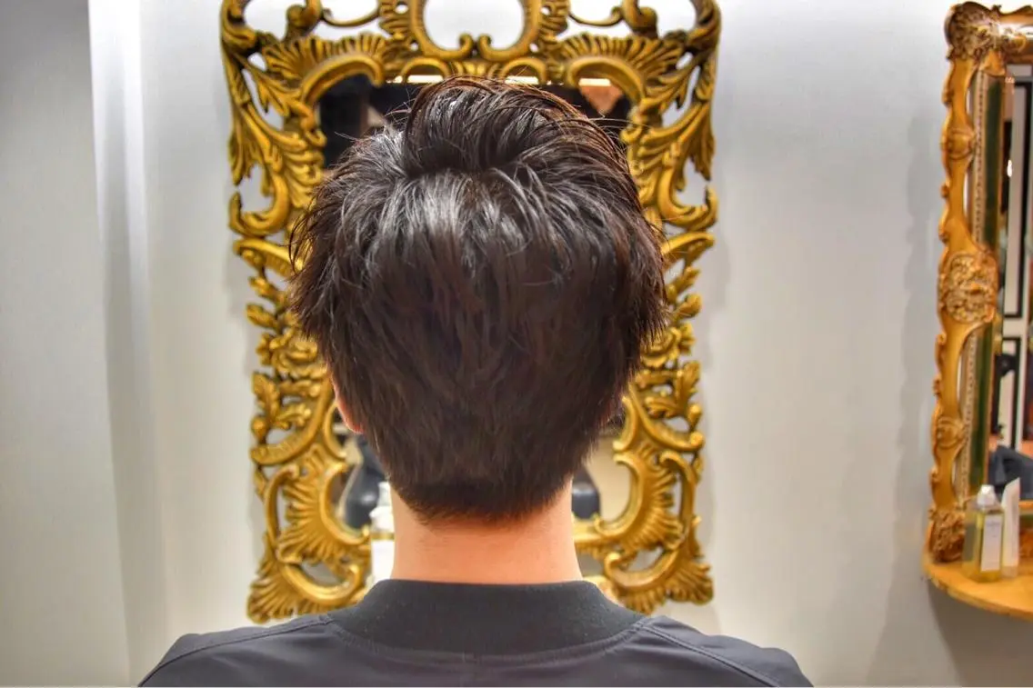 ショート カラー パーマ メンズ 美髪矯正 Rioのヘアスタイル