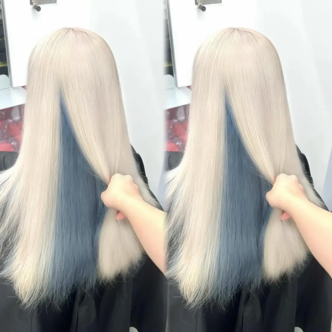 カラー デザインカラー ヘアカラー PELEmana🎀 ハイトーン🧚🪄のヘアスタイル