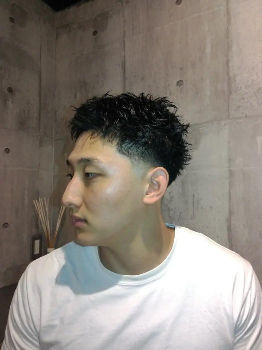 メンズ カット 窪田 力也のヘアスタイル