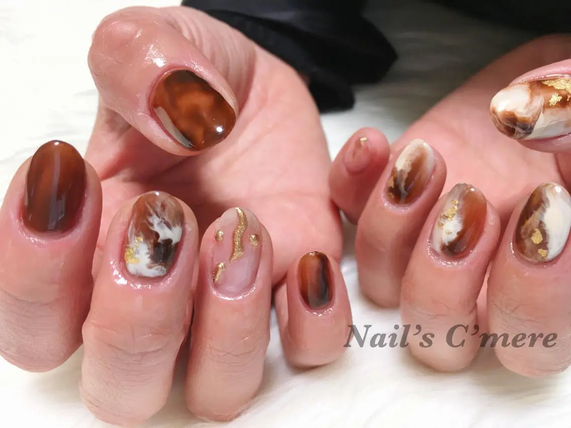 ネイル ミラーネイル ハンドネイル nouva nailsのネイルデザイン
