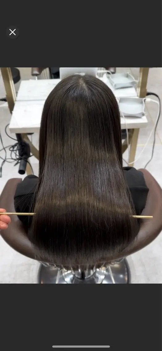ロング トリートメント 💖しの💖韓国ヘア レイヤーカットのヘアスタイル