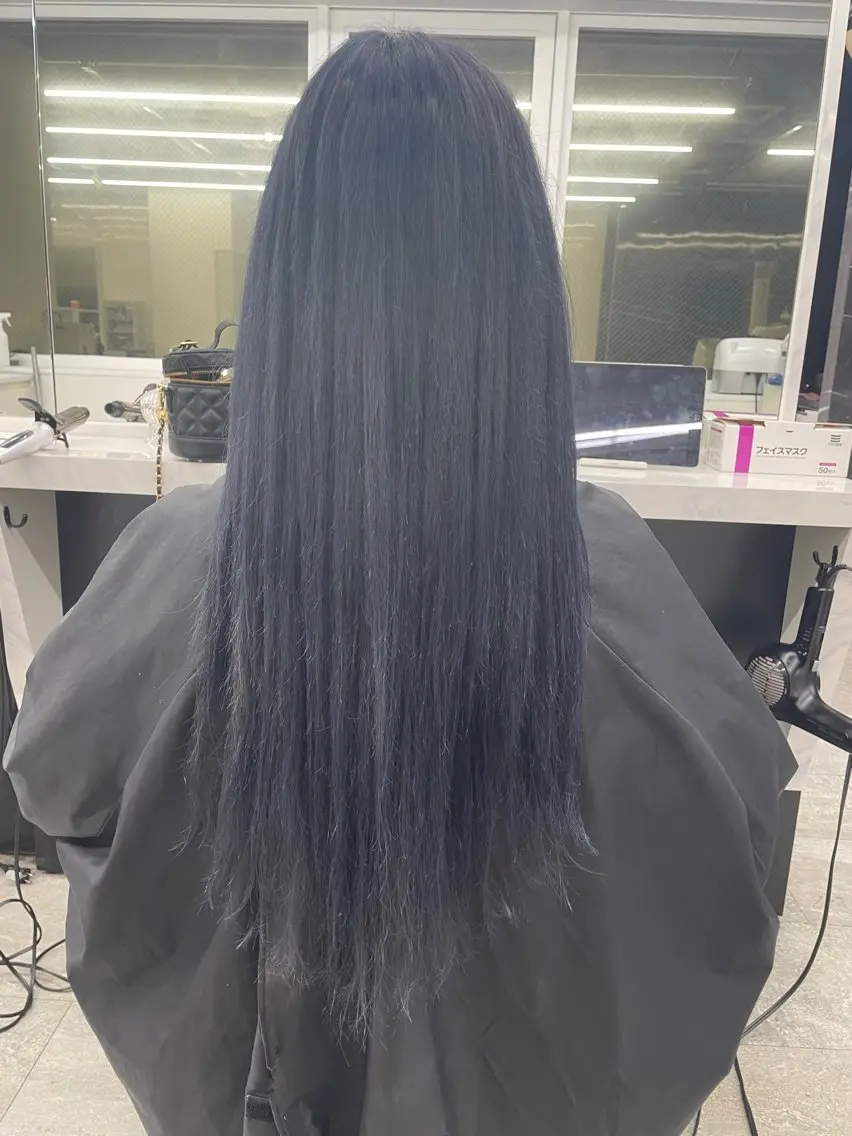 ロング カラー ヘアカラー ハイトーンカラーエク ステ🌺RENA🌺のヘアスタイル