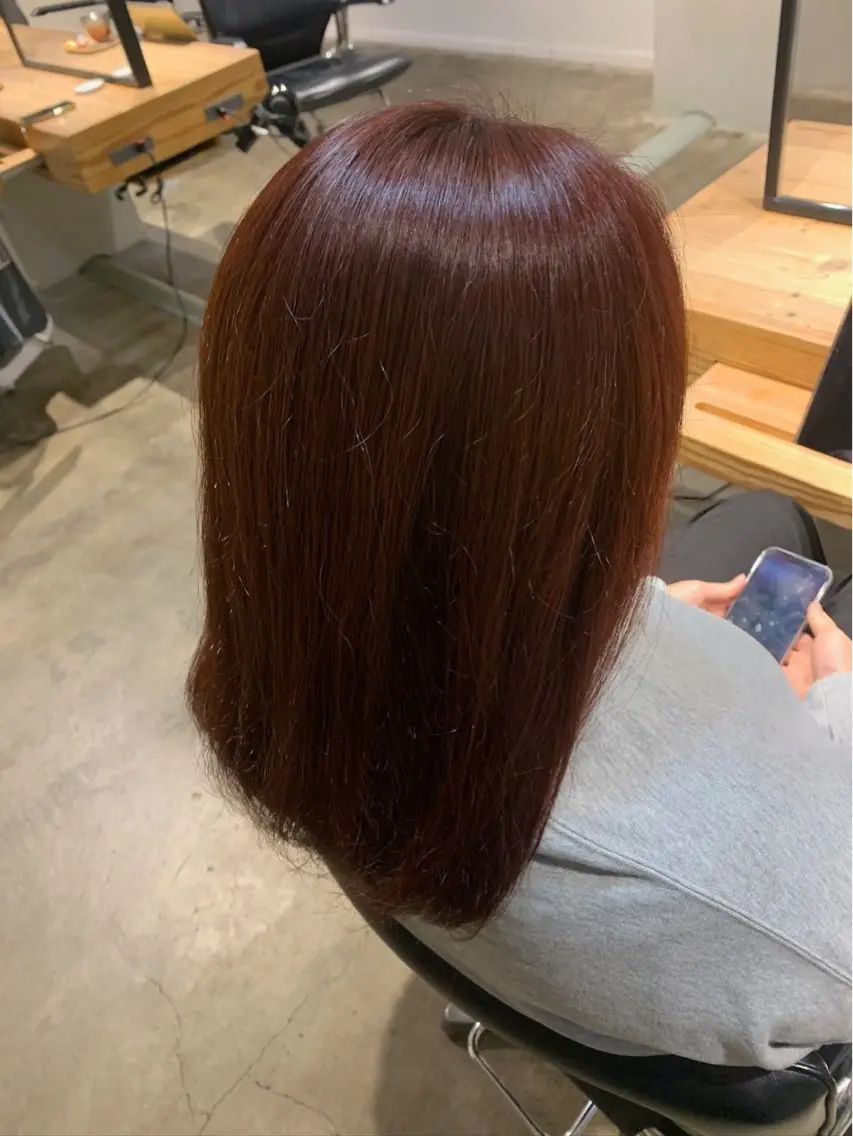 カラー 西村 颯世のヘアスタイル