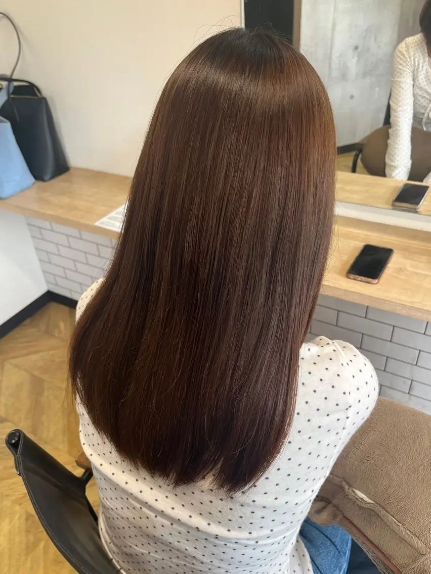 水素カラー🫧+ヘアデトックスマッサージ💆🏻♀️¥6000の写真